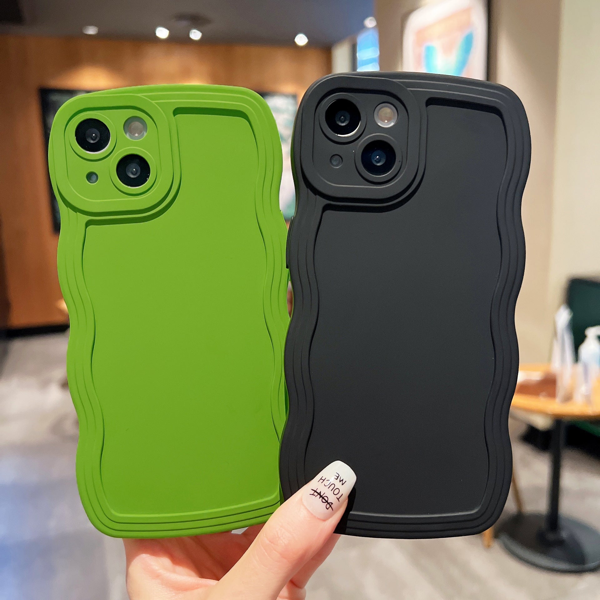 Big Wave Simple Anti-fall Advanced Color Phone Case Big Wave Simple Anti-fall Advanced Color Phone Case